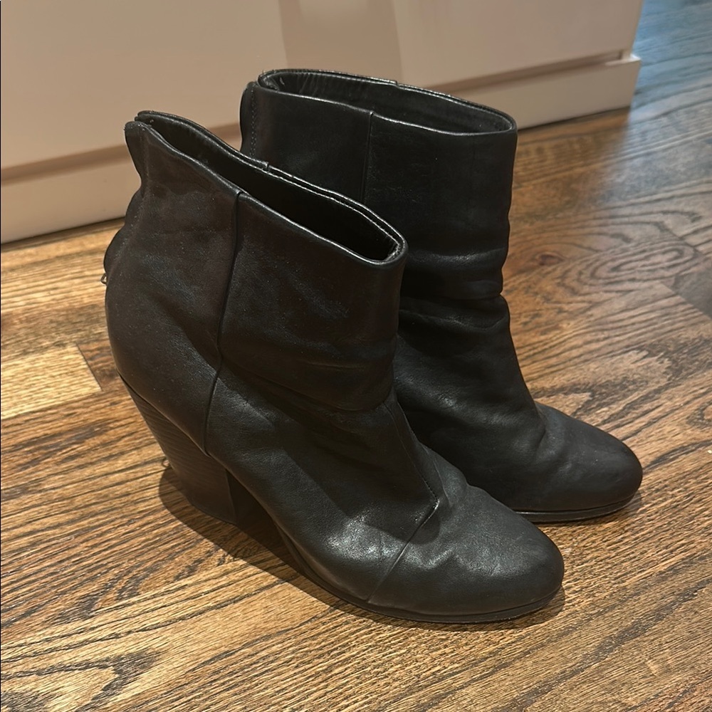 Rag & Bone Black Ankle Boots